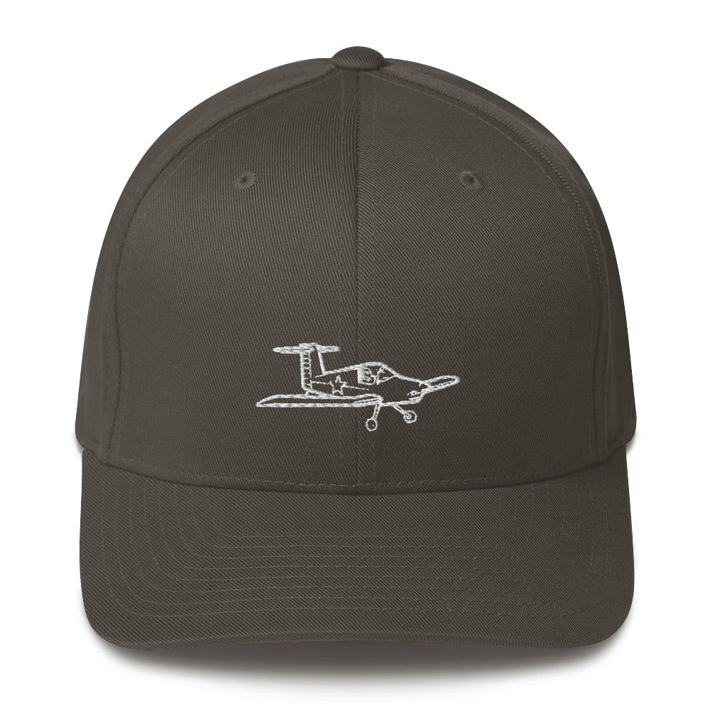 Pazmany PL-4 Homebuilt Sport Embroidered Hat - Image 5