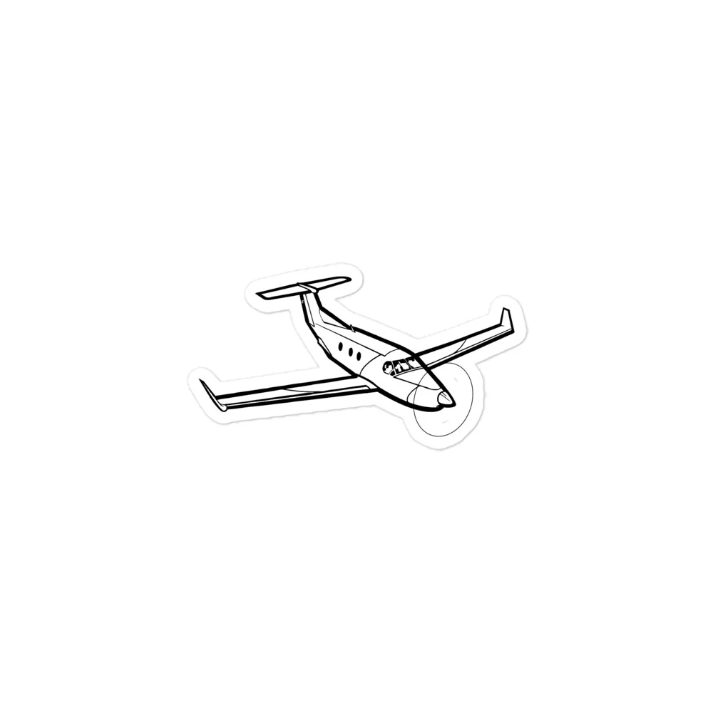 Pilatus PC-12 Swiss Marvel Sticker - Image 2