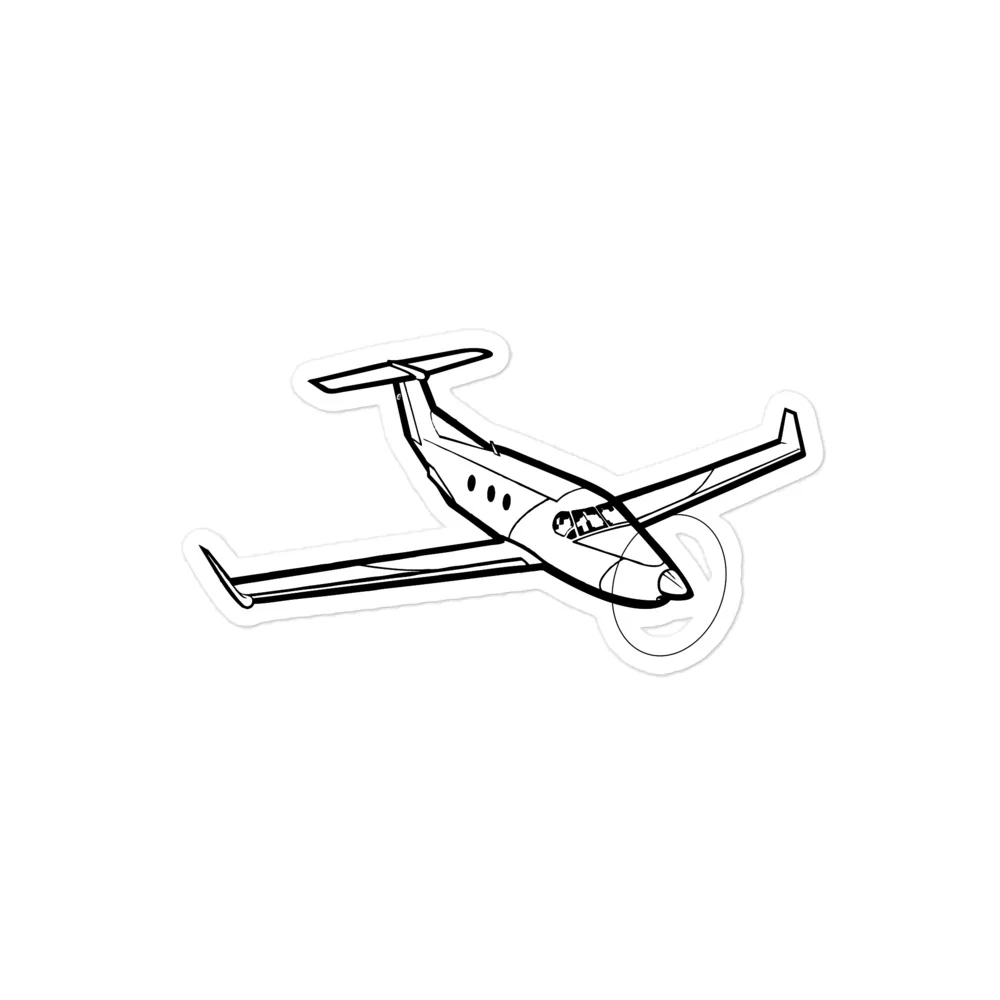 Pilatus PC-12 Swiss Marvel Sticker - Image 3