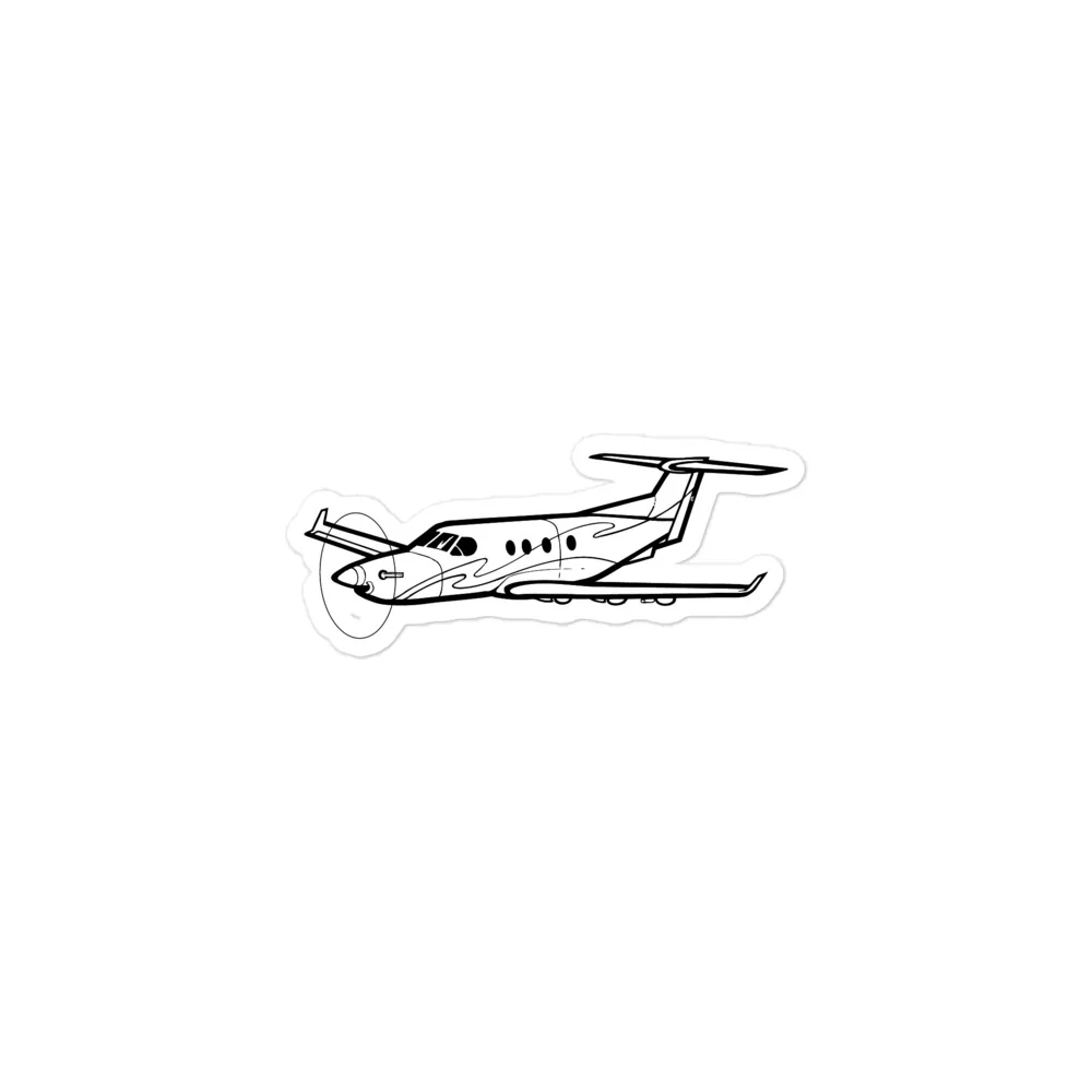 Pilatus PC-12 Versatility King 2 Sticker - Image 2