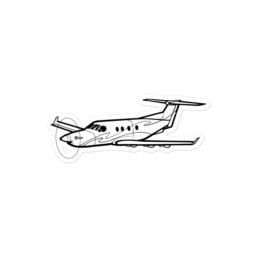 Pilatus PC-12 Versatility King 2 Sticker - Image 3