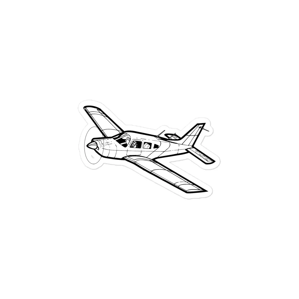 Piper Arrow Performance Trainer Sticker - Image 2