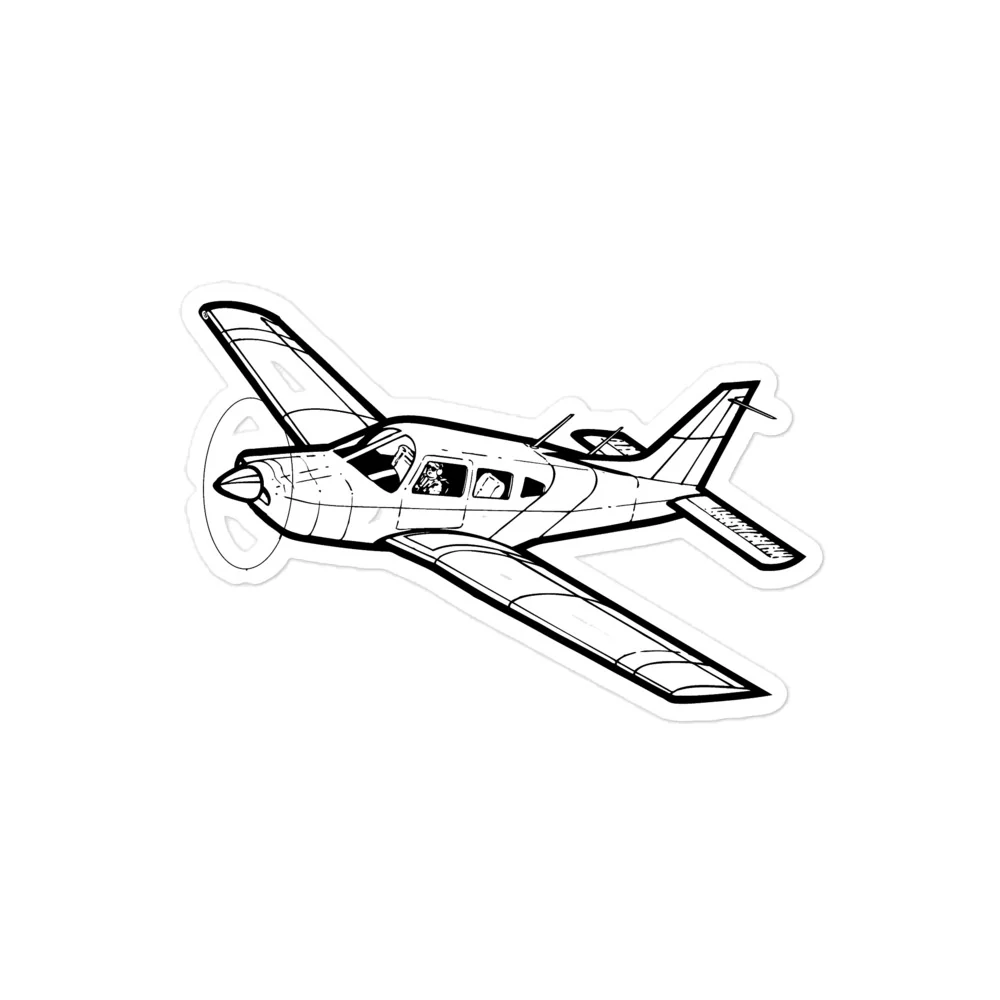 Piper Arrow Performance Trainer Sticker - Image 3