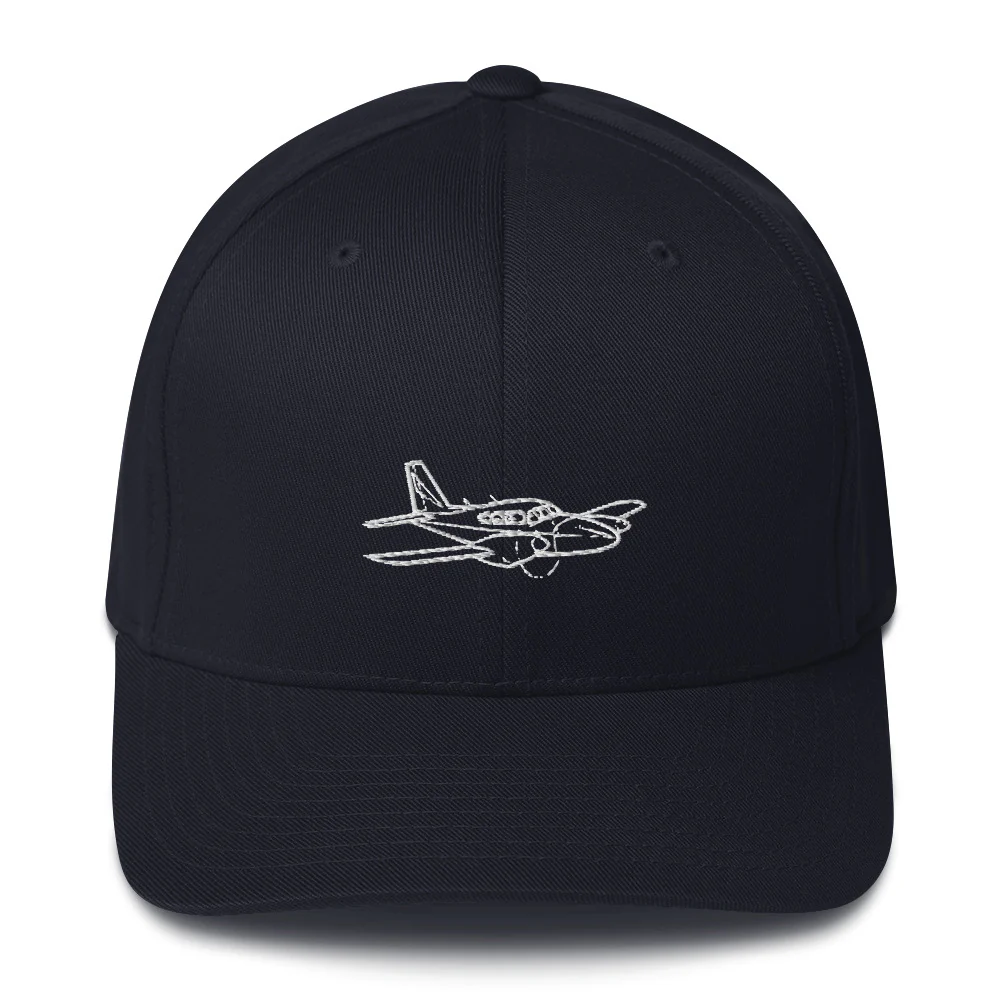 Piper Aztec Twin-Engine Marvel Embroidered Hat - Image 2