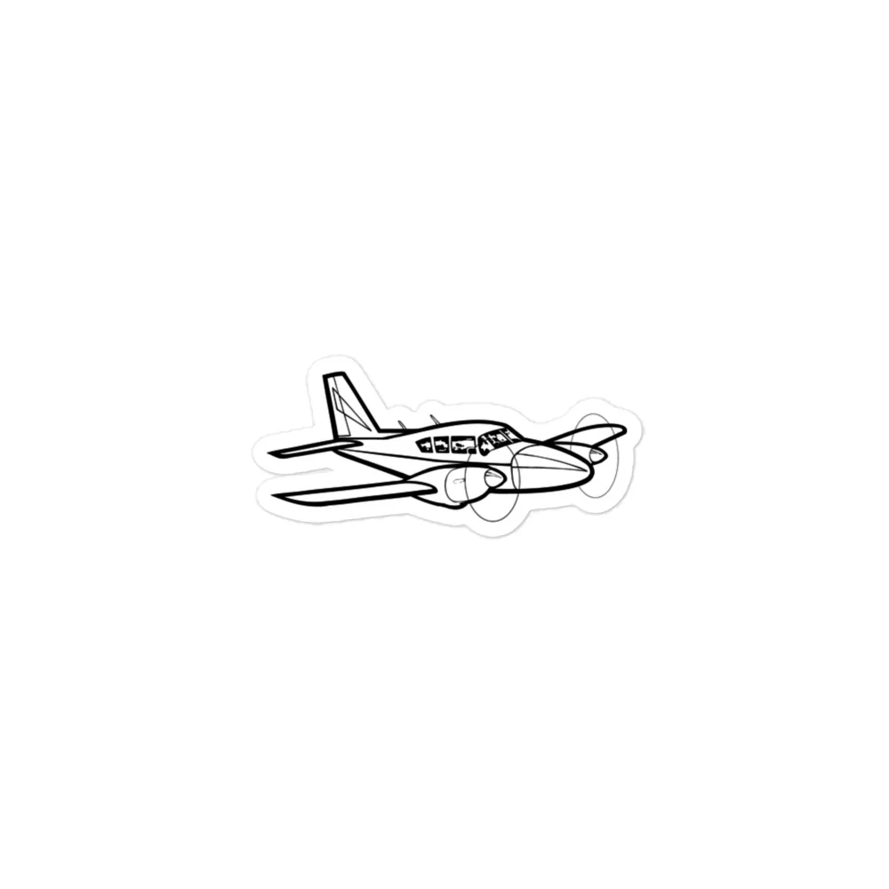 Piper Aztec Twin-Engine Marvel Stickers - Image 2