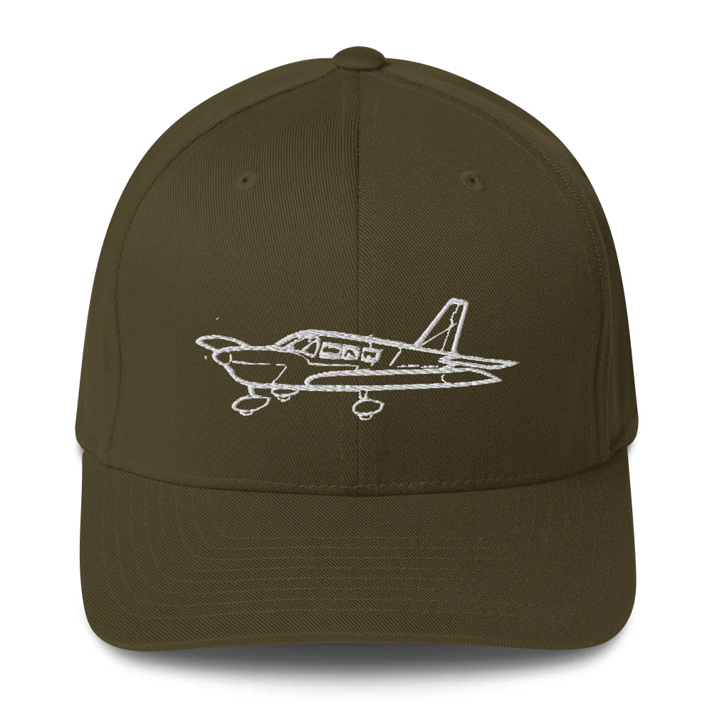 Piper Cherokee Six: Versatile Workhorse Embroidered Hat