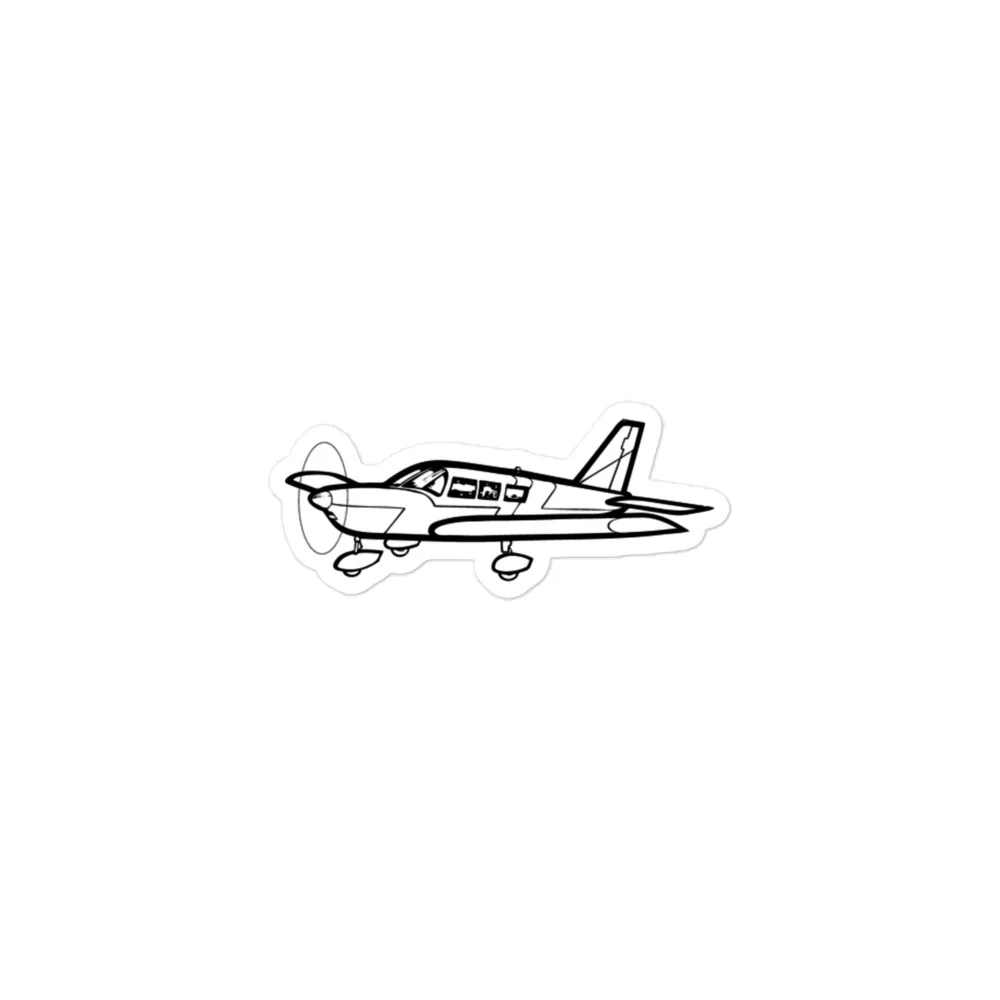 Piper Cherokee Six: Versatile Workhorse Stickers