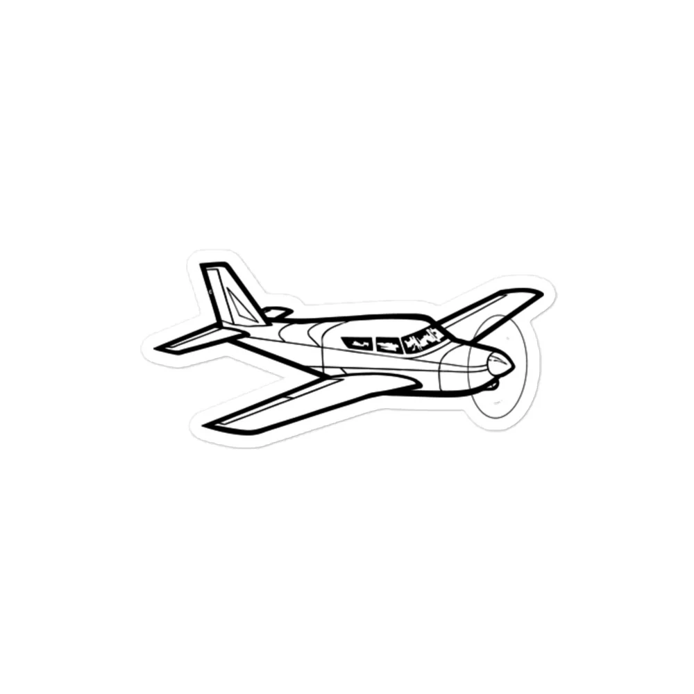 Piper Comanche Classic Stickers - Image 2