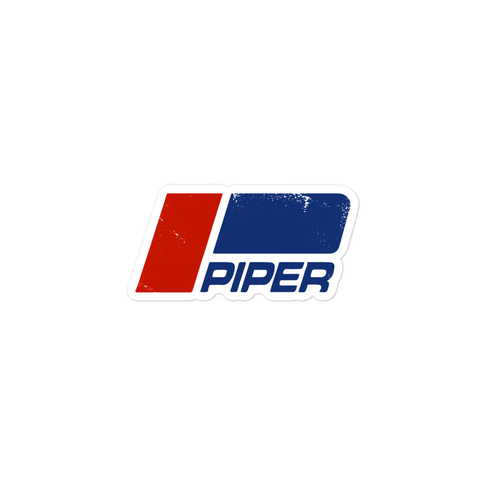 Piper Distressed Sticker - Image 2