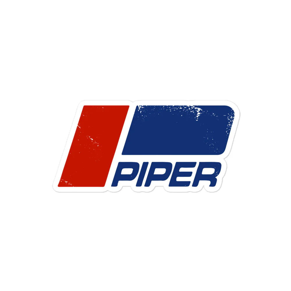 Piper Distressed Sticker - Image 3