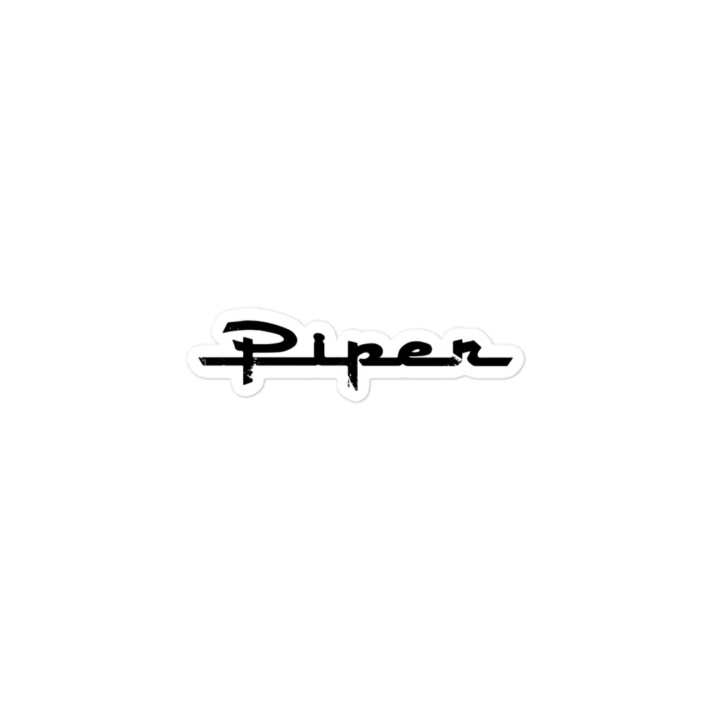 Piper Distressed Sticker - Image 2