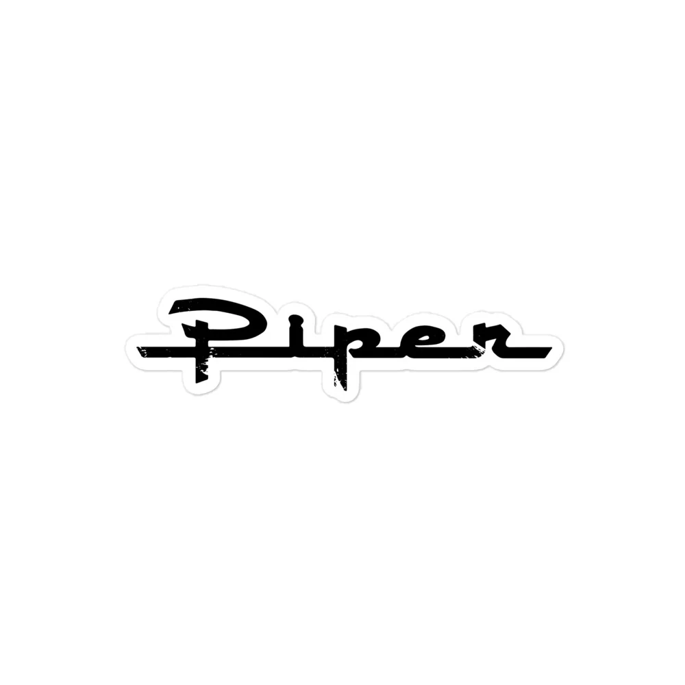 Piper Distressed Sticker - Image 3