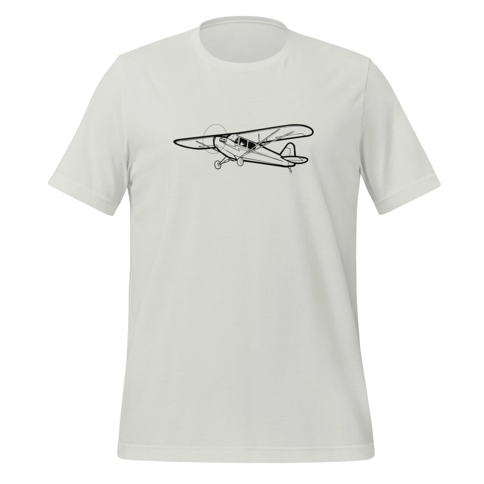 Piper J-3 Cub Light Aircraft Tee - Image 8