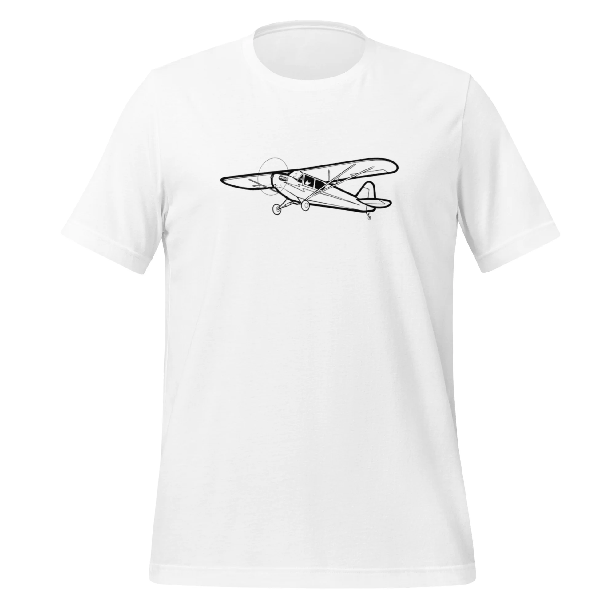 Piper J-3 Cub Light Aircraft Tee - Image 9