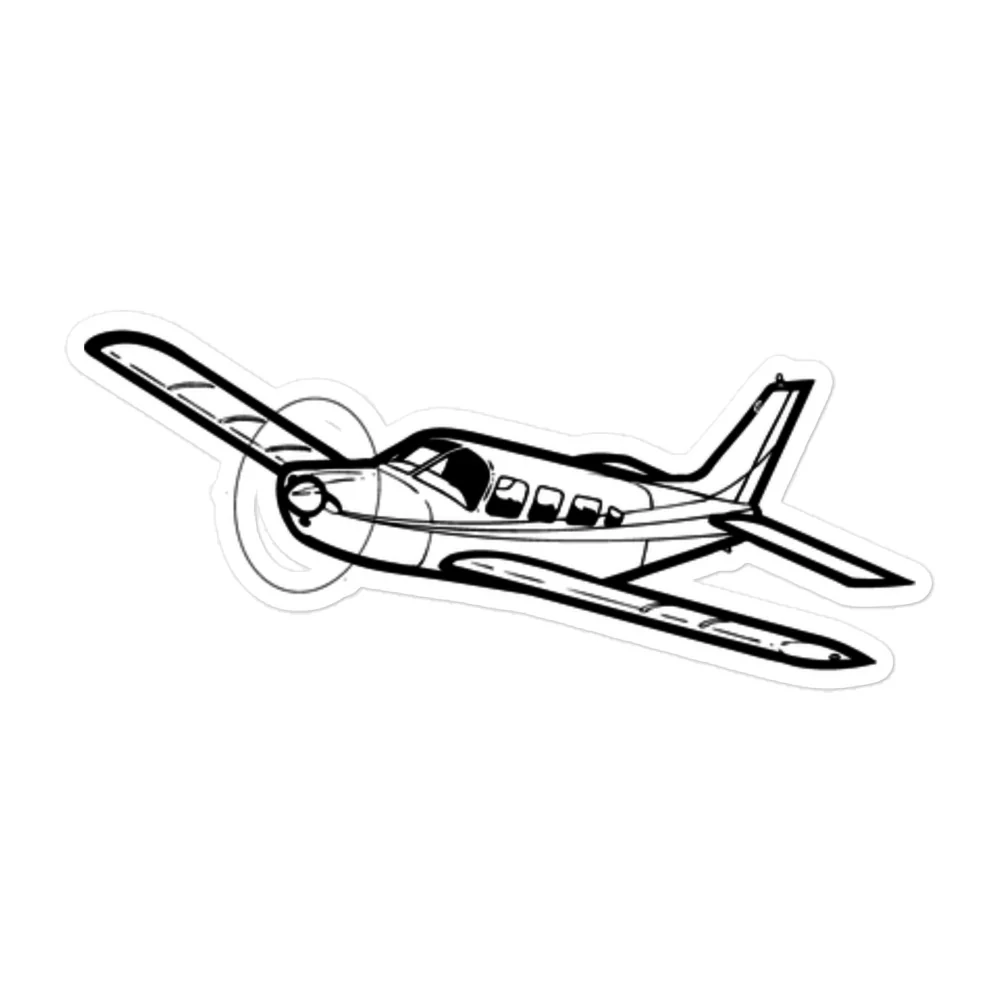 Piper Lance II: Aviation Icon 2 Stickers - Image 3