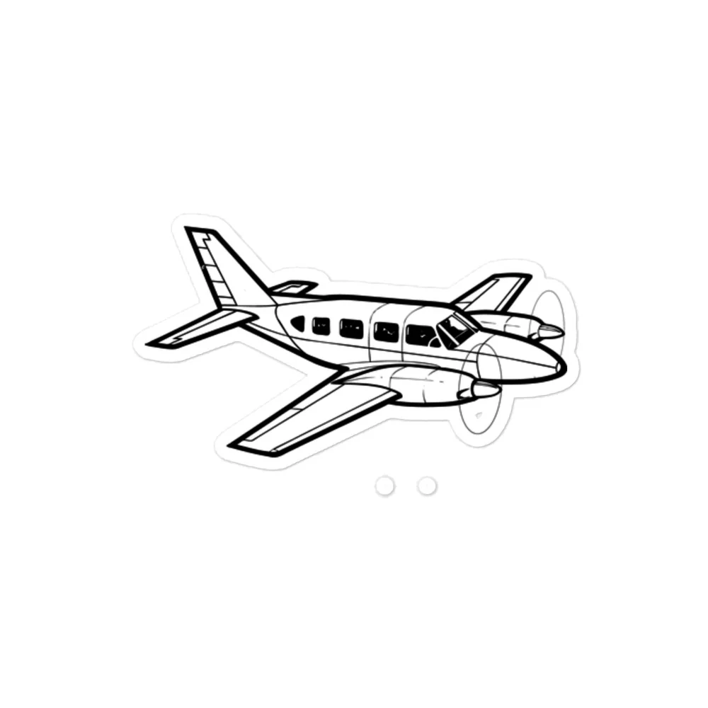Piper Navajo PA-31 Powerhouse 2 Stickers - Image 2
