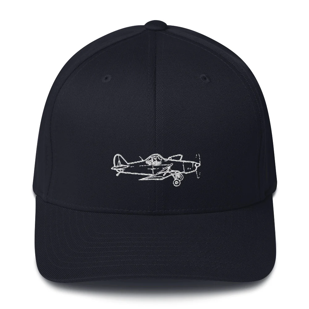 Piper PA-25 Pawnee Workhorse Embroidered Hat - Image 2