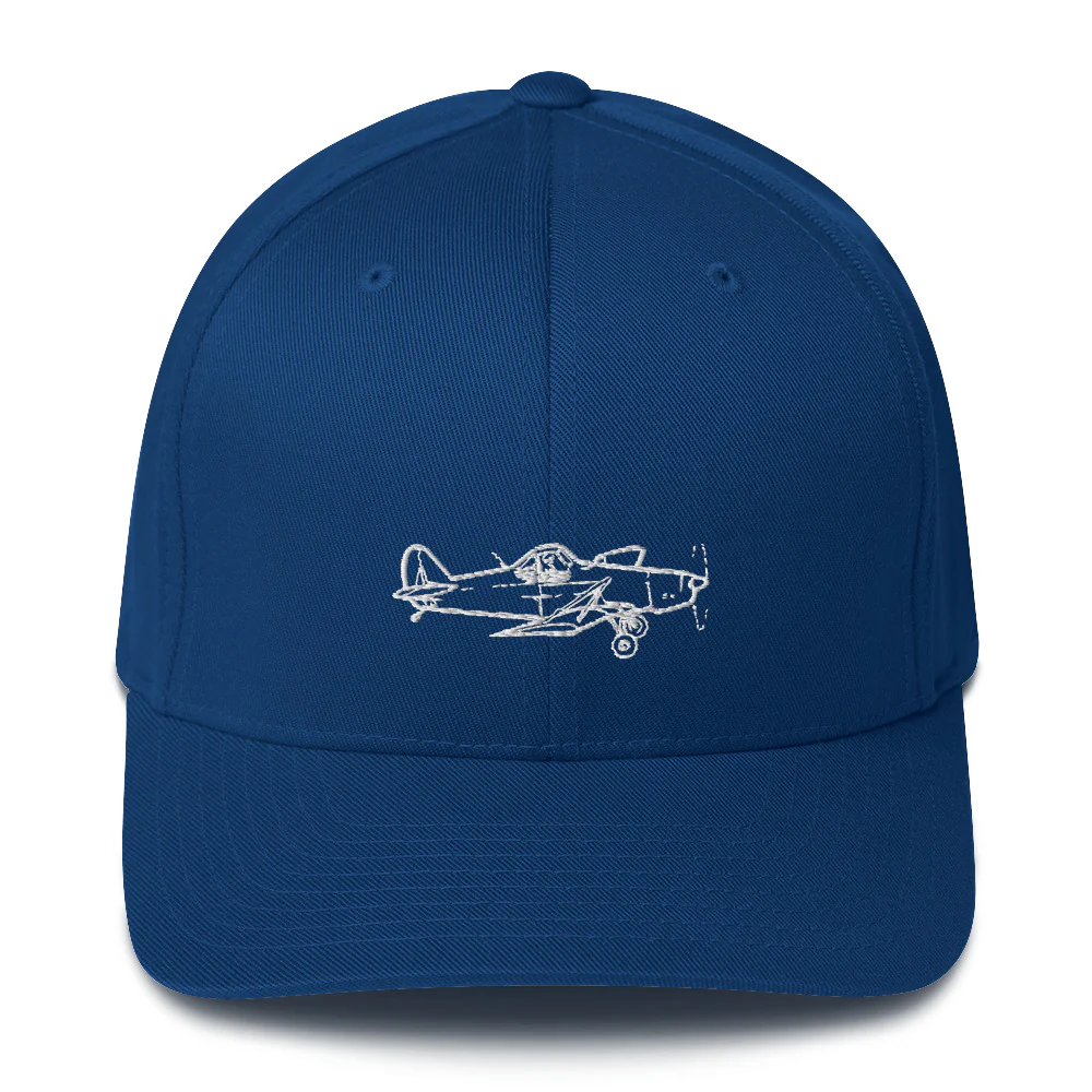 Piper PA-25 Pawnee Workhorse Embroidered Hat - Image 3