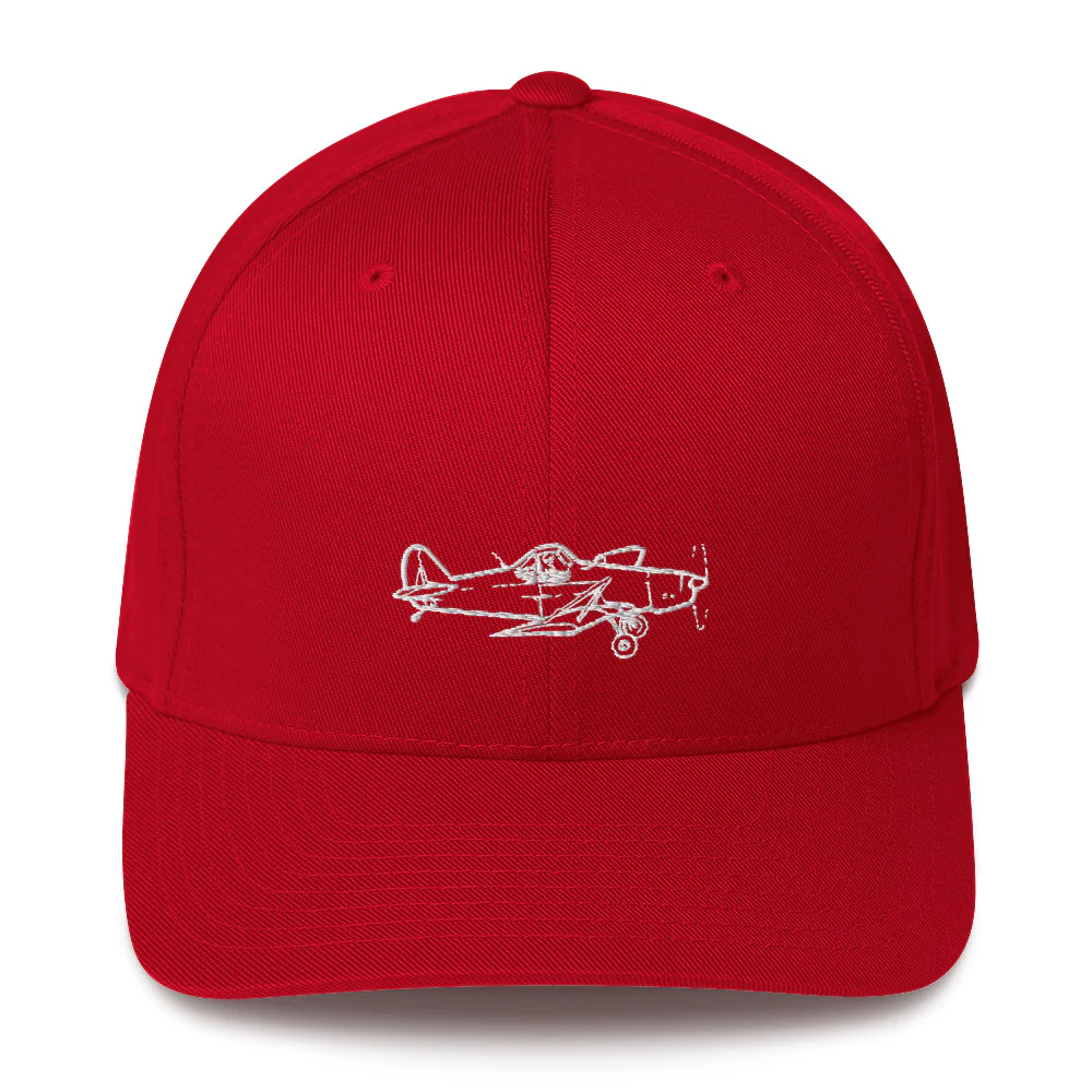 Piper PA-25 Pawnee Workhorse Embroidered Hat - Image 4