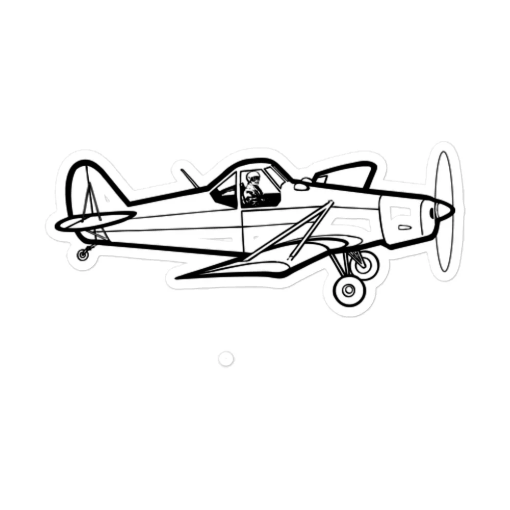 Piper PA-25 Pawnee Workhorse Stickers - Image 3