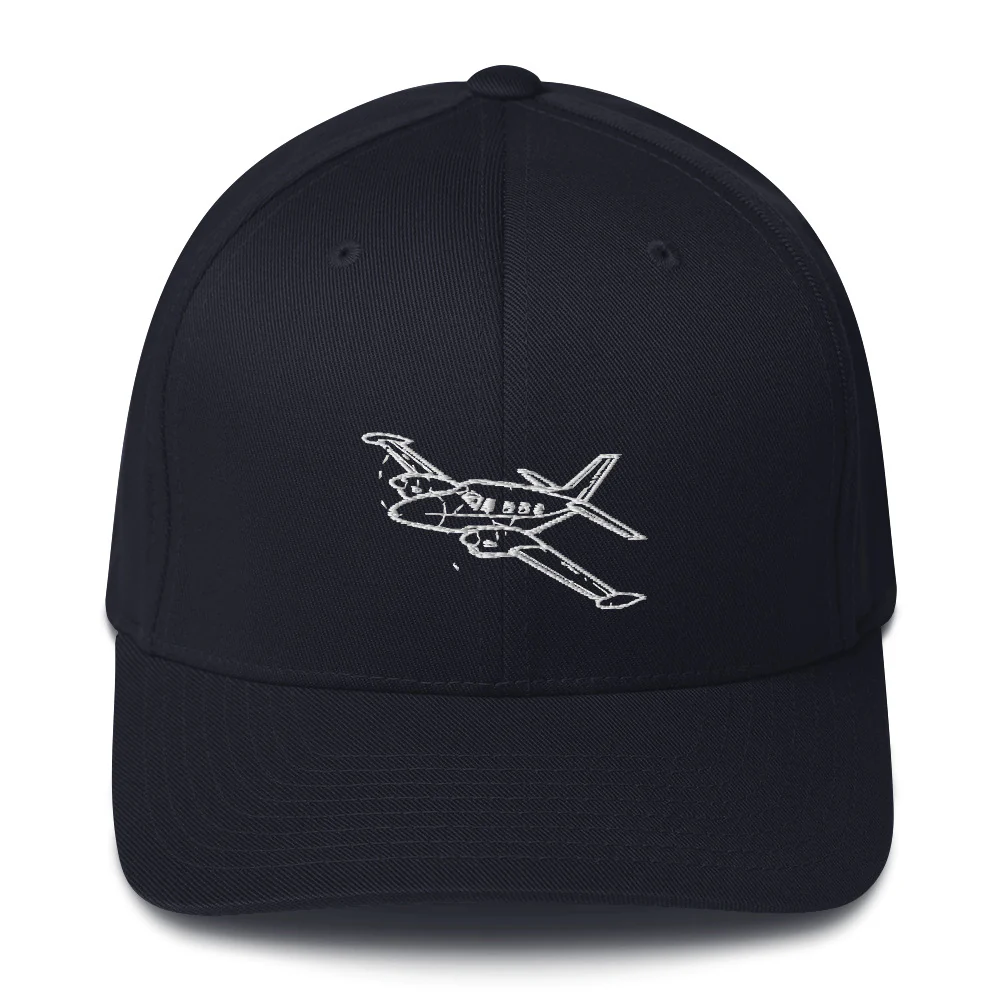 Piper PA-31 Cheyenne Powerhouse Embroidered Hat - Image 2
