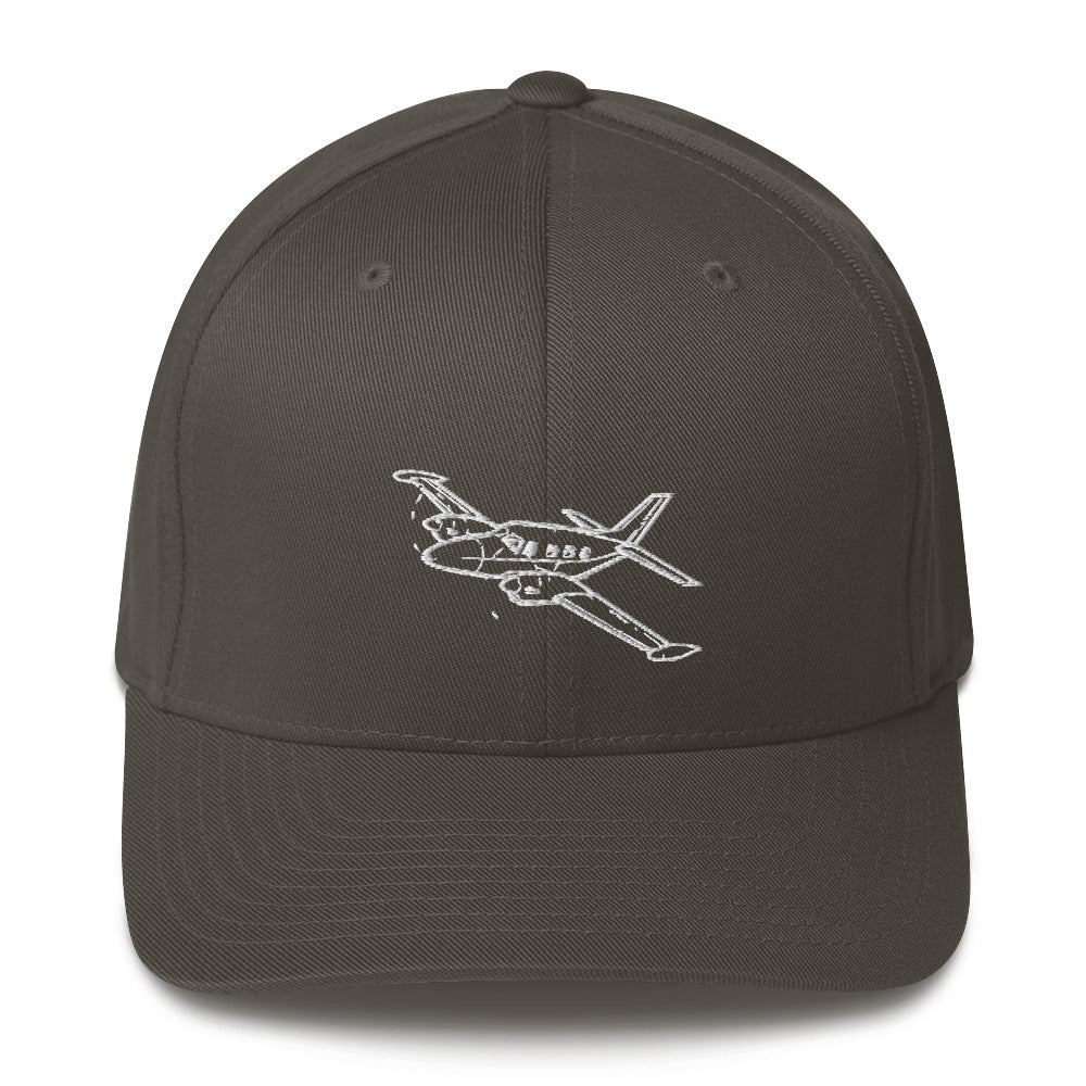 Piper PA-31 Cheyenne Powerhouse Embroidered Hat - Image 5