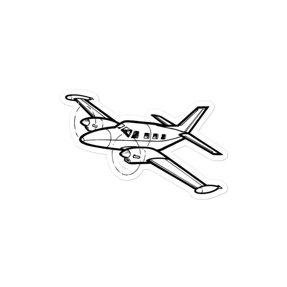 Piper PA-31 Cheyenne Powerhouse Stickers - Image 2