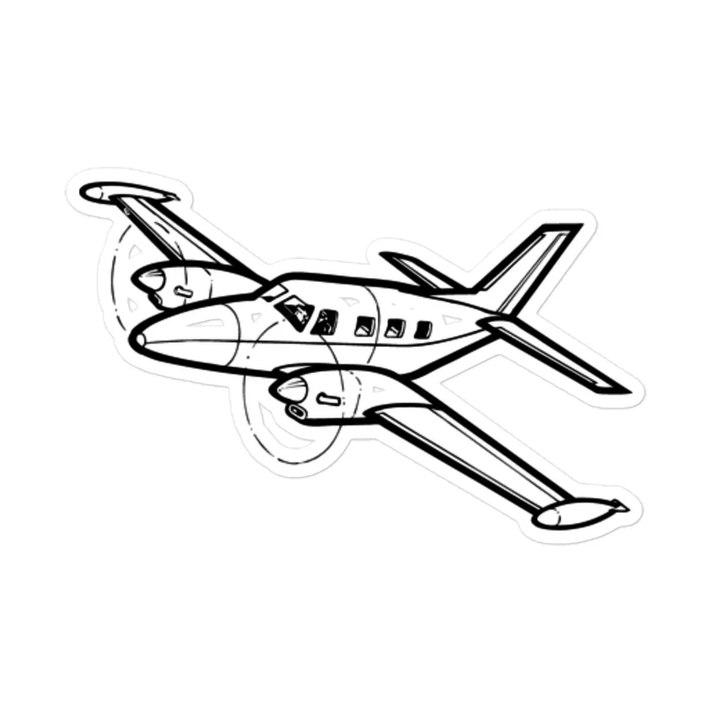 Piper PA-31 Cheyenne Powerhouse Stickers - Image 3