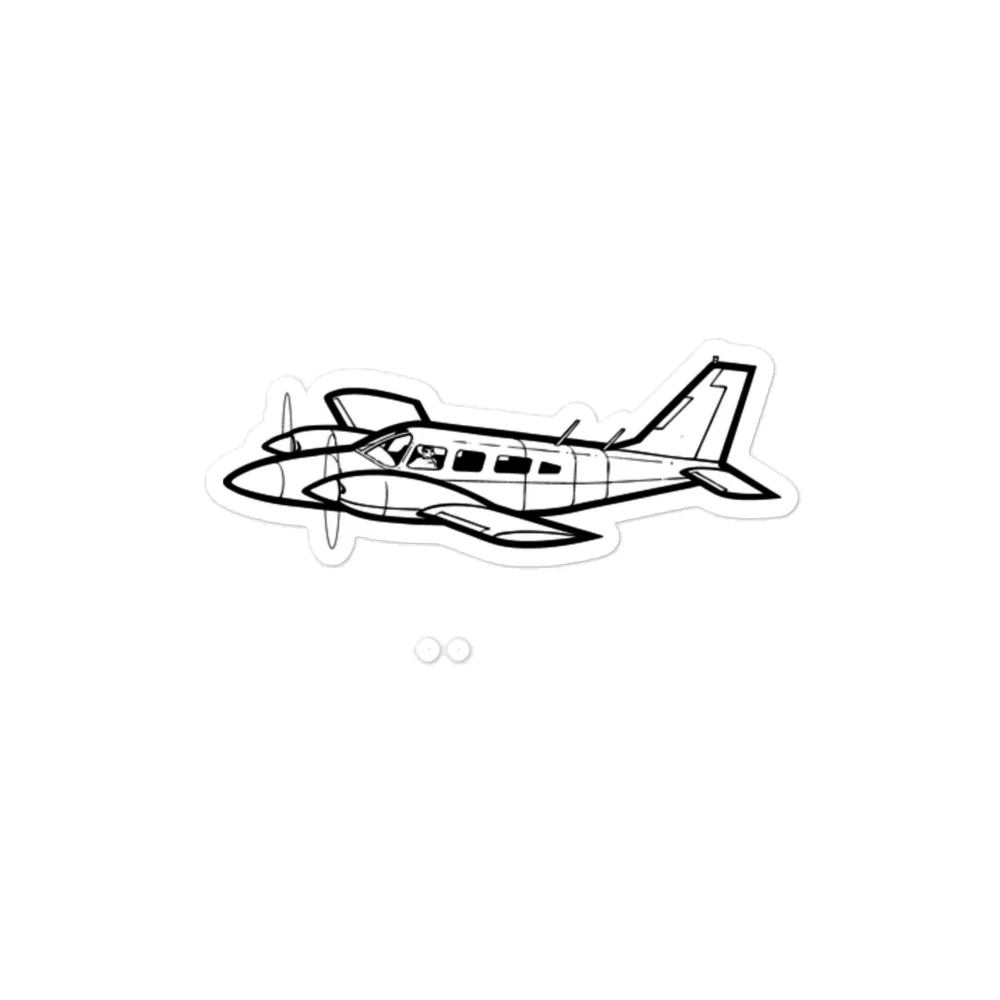Piper Seneca II Twin-Engine Marvel Stickers - Image 2
