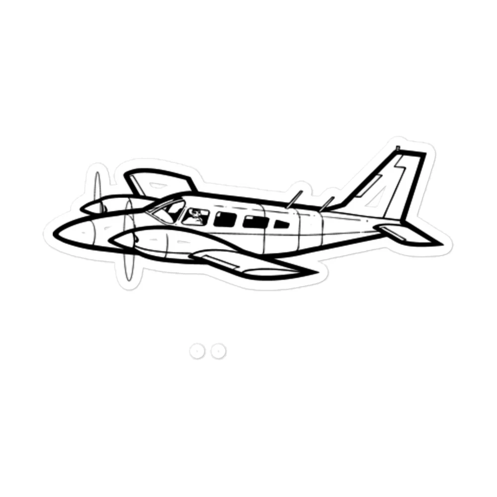 Piper Seneca II Twin-Engine Marvel Stickers - Image 3