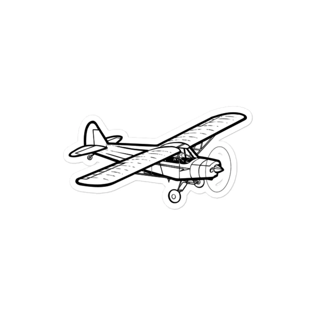 Piper Super Cub Legend Stickers - Image 2