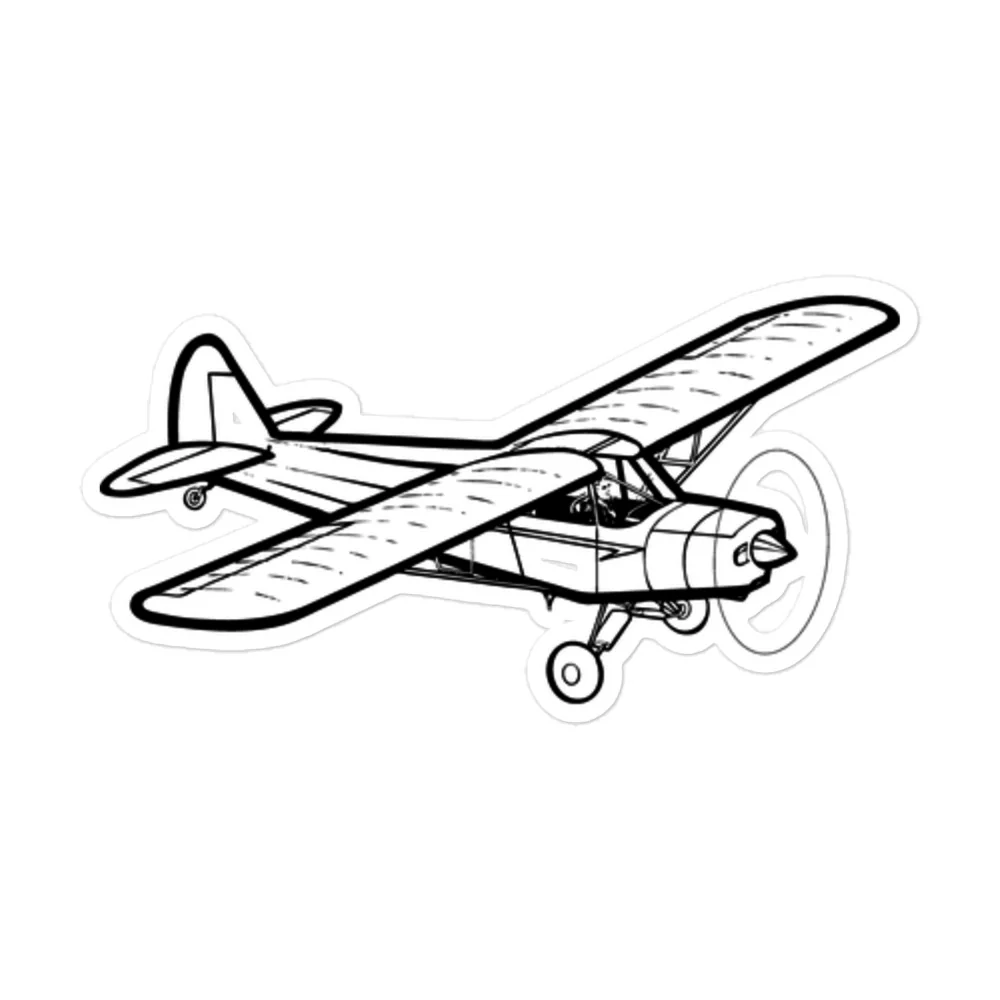 Piper Super Cub Legend Stickers - Image 3