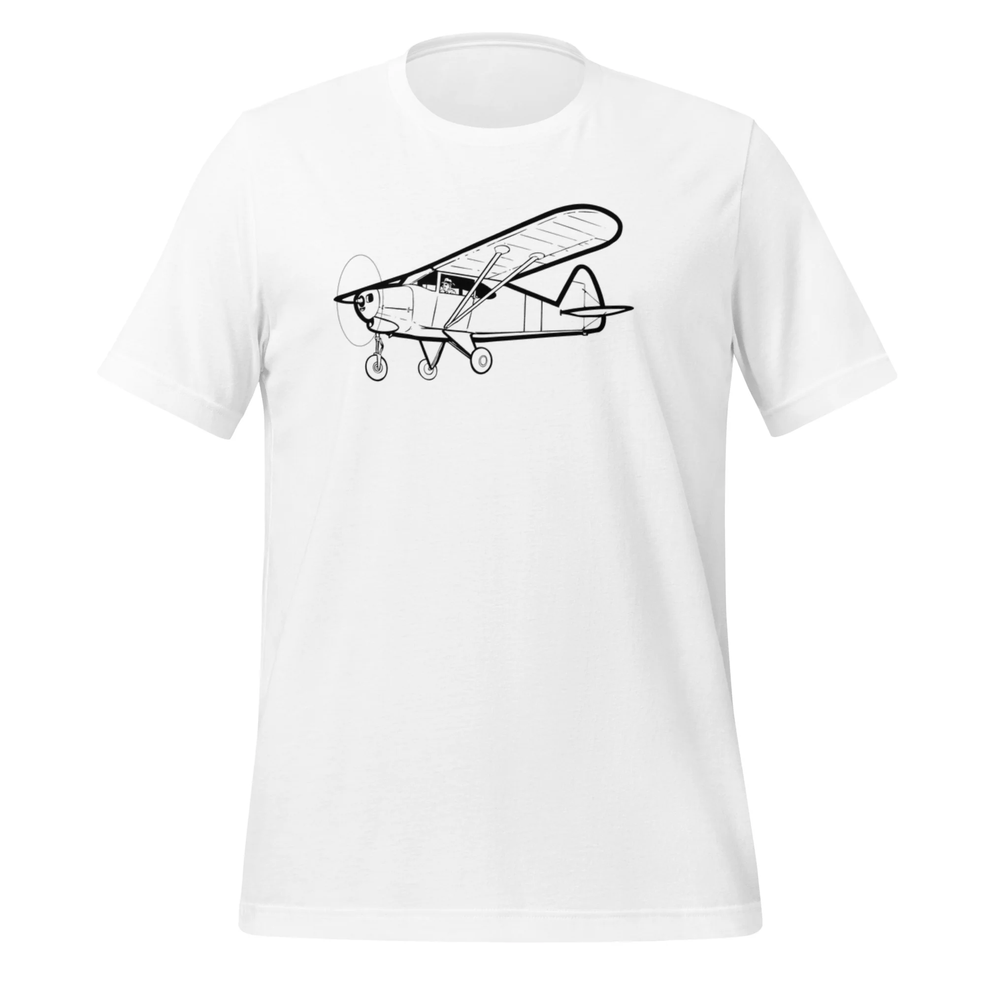 Piper Tri-Pacer: Aviation Icon 2 Tee - Image 9