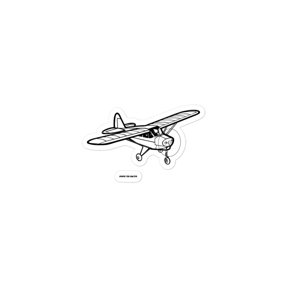 Piper Tri-Pacer Classic Stickers