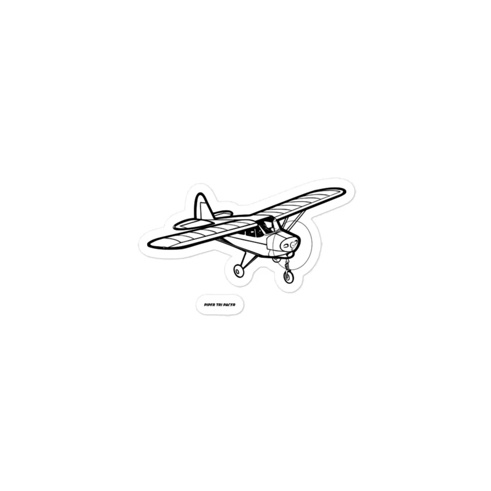 Piper Tri-Pacer Classic Stickers - Image 2