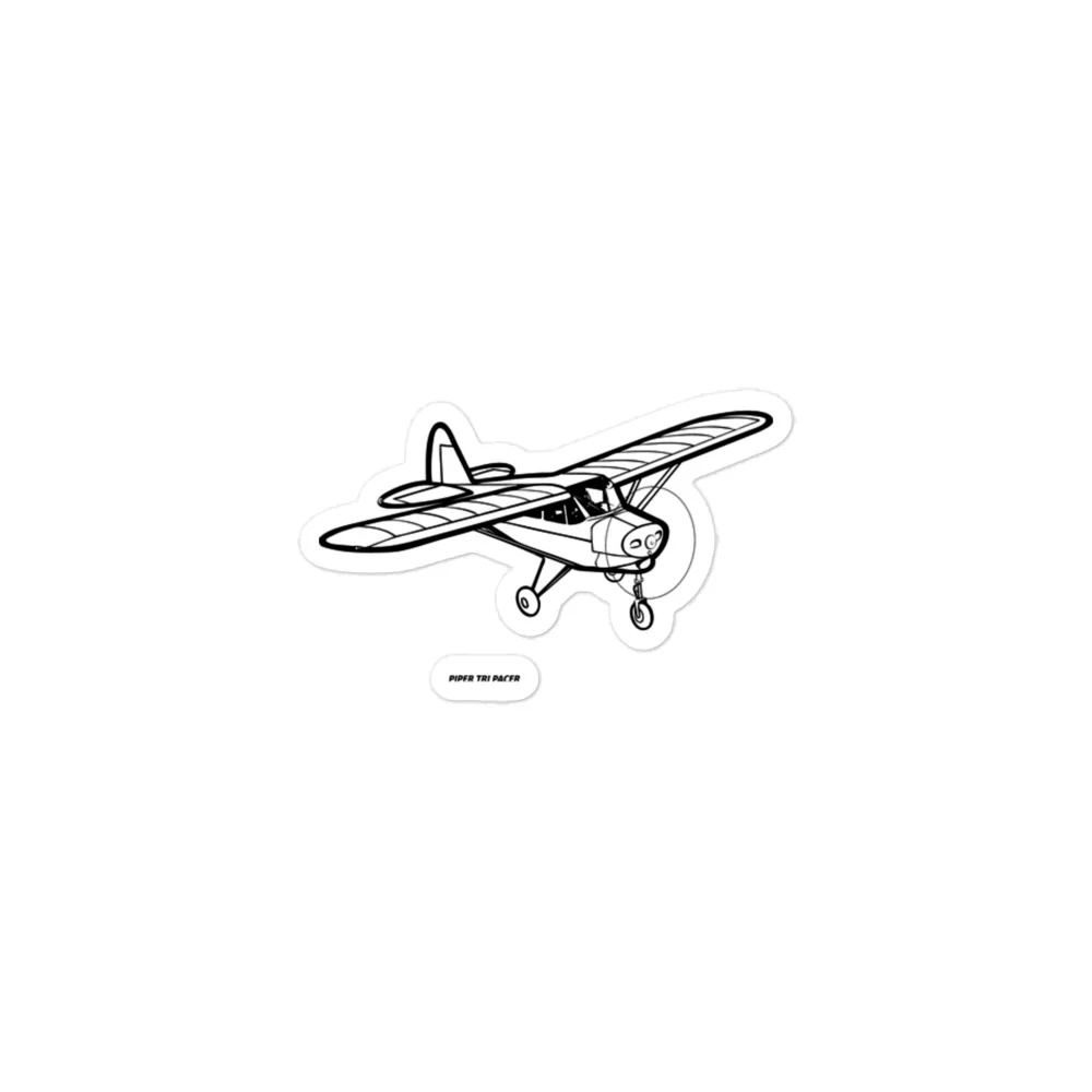 Piper Tri-Pacer Classic Stickers - Image 3