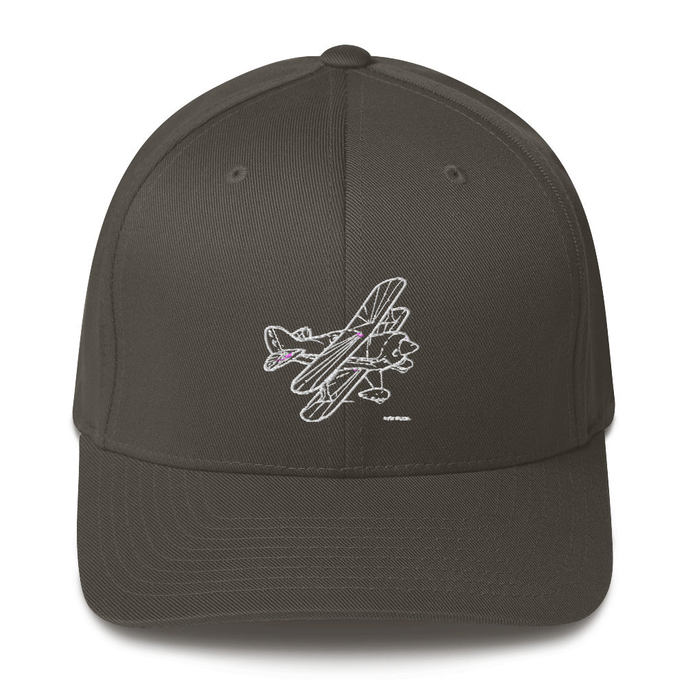 Pitts Special Sport Aerobatic Aircraft Embroidered Hat - Image 5