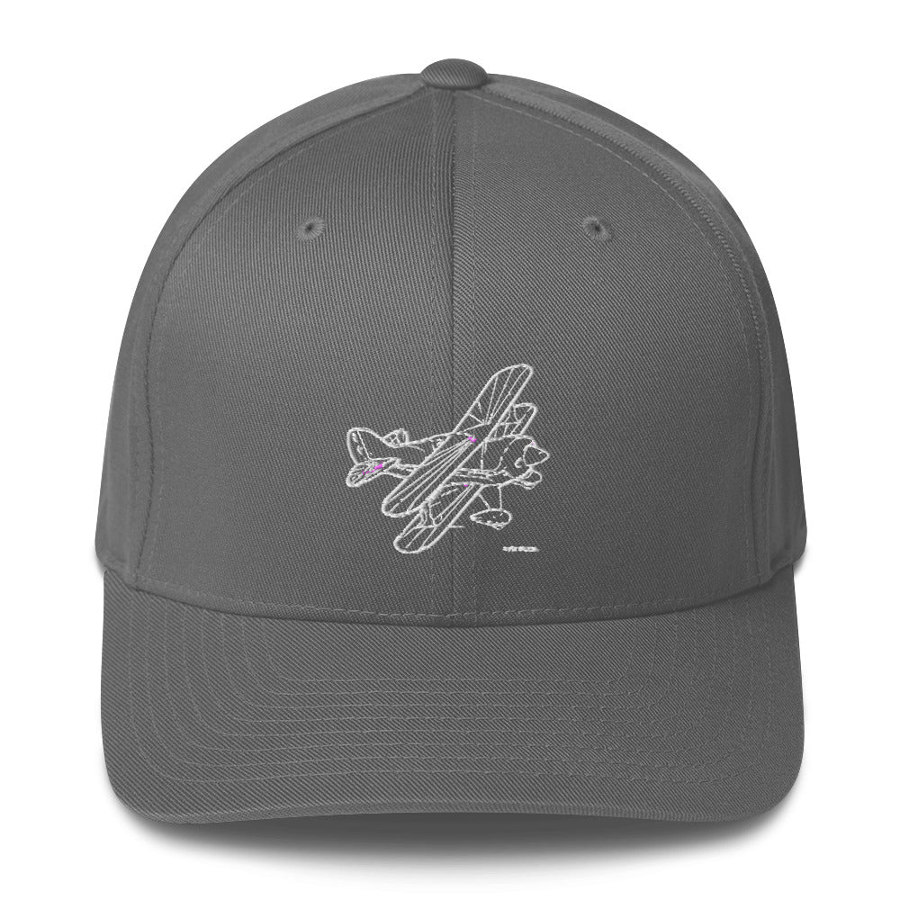 Pitts Special Sport Aerobatic Aircraft Embroidered Hat - Image 6