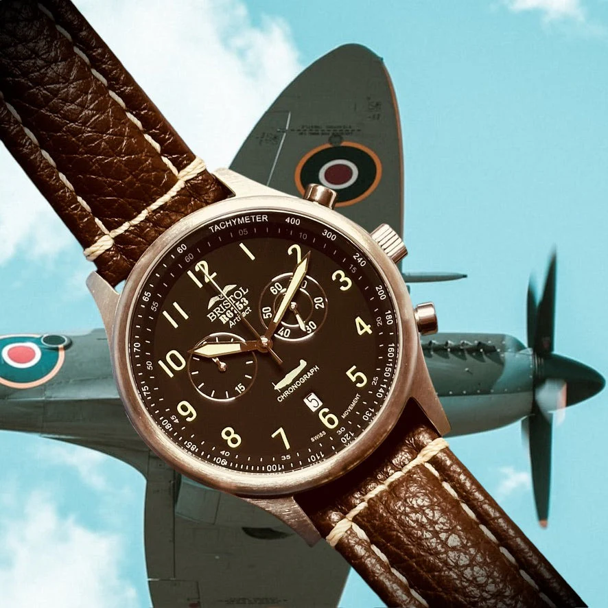 Spitfire R6753 Tribute Watch - Black Dial - Image 3
