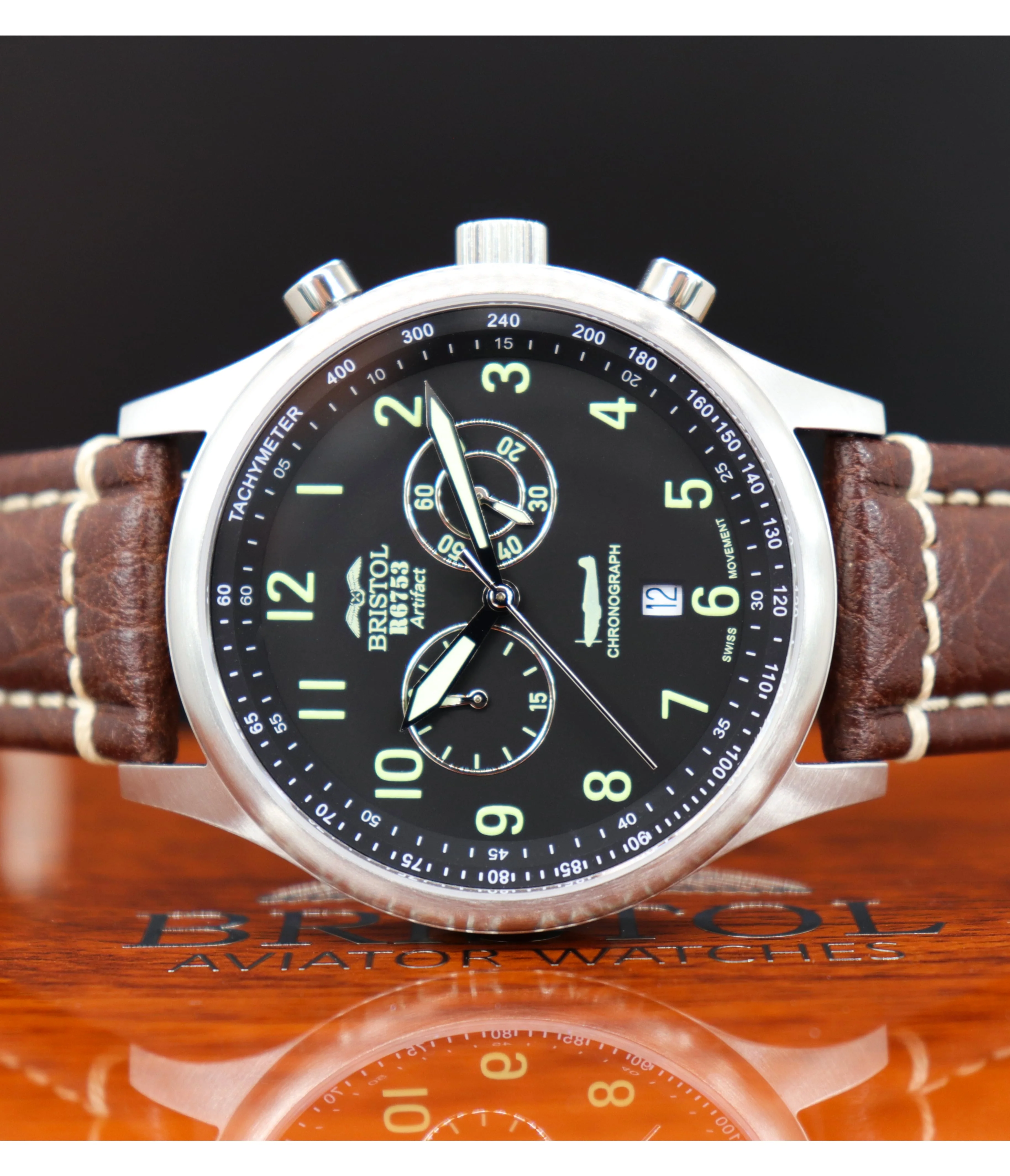 Spitfire R6753 Tribute Watch - Black Dial - Image 4