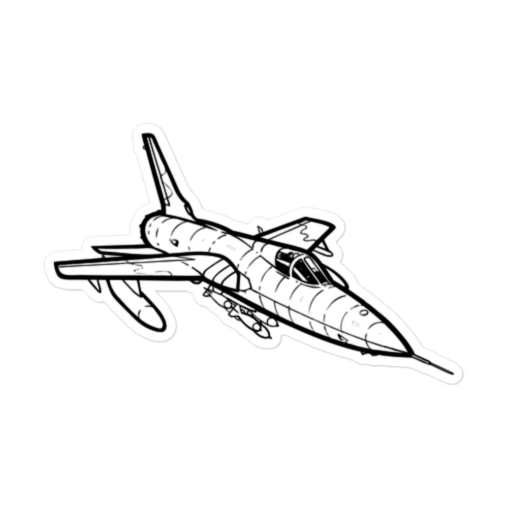 Republic F-105 Thunderchief 2 Stickers - Image 3