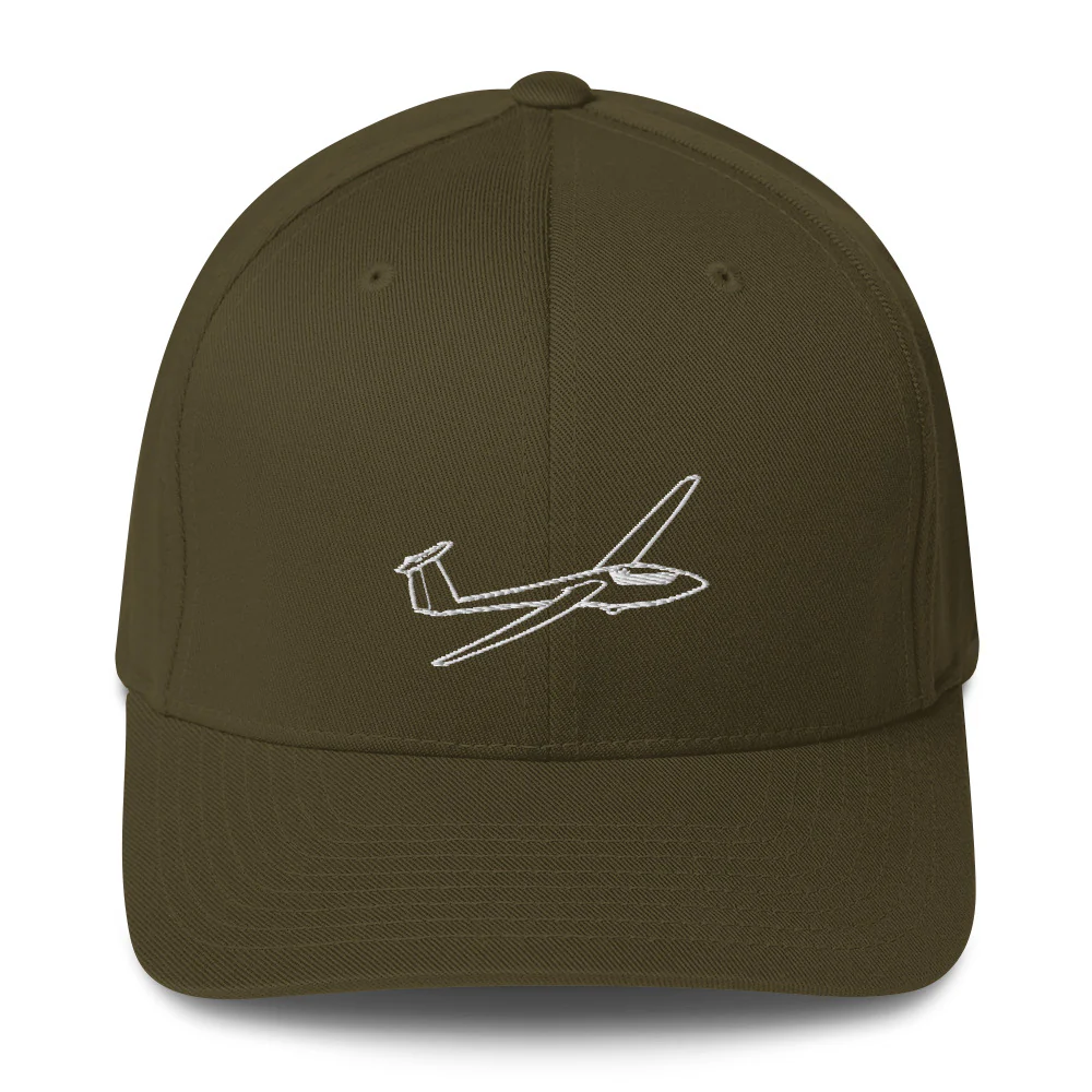 Schleicher ASW-20B Glider Embroidered Hat - Image 4
