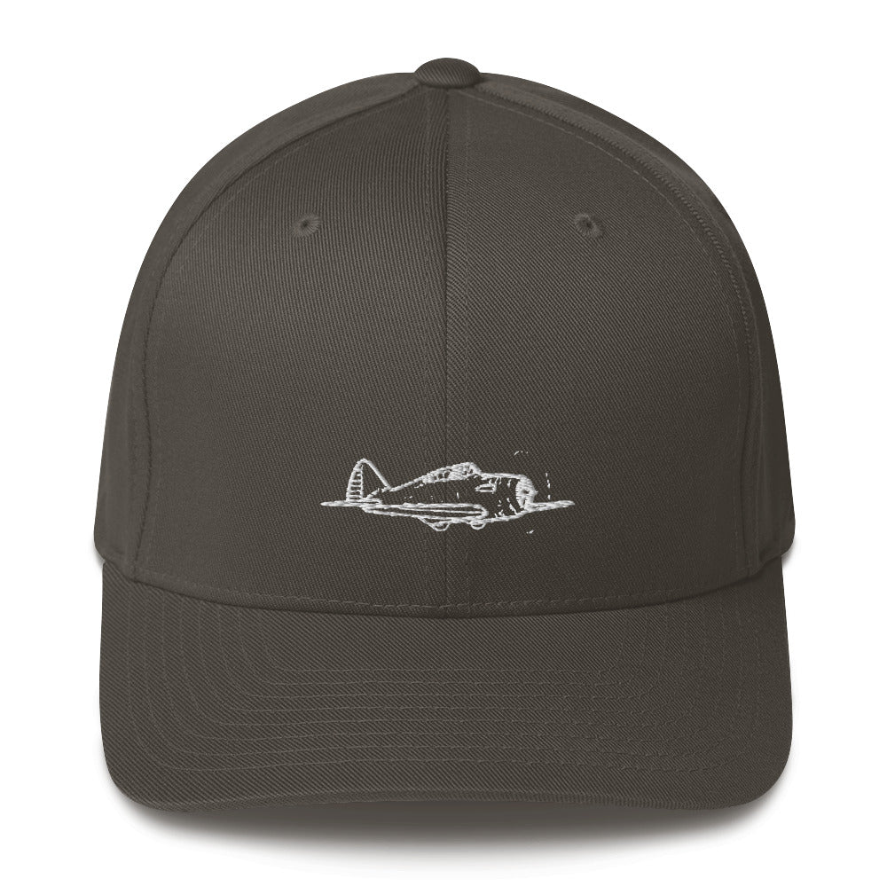 Seversky P-35 Pioneer Fighter Embroidered Hat - Image 5
