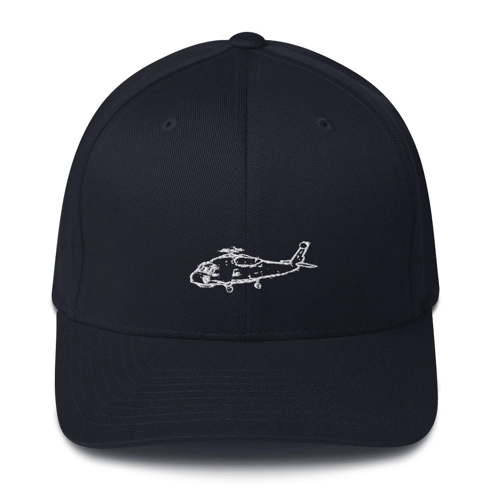 Sikorsky SH-60 Seahawk - Naval Powerhouse Embroidered Hat - Image 2