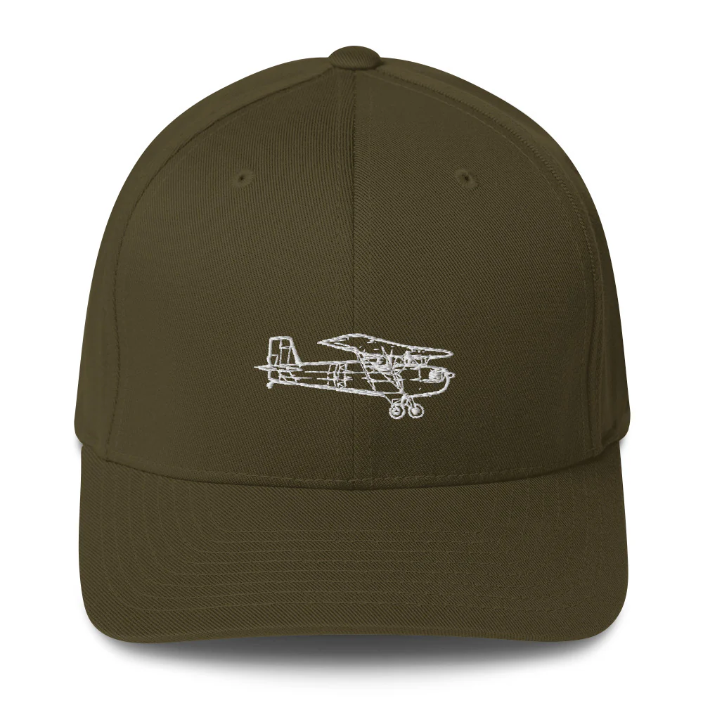 Sporty Homebuilt Baby Ace 2 Embroidered Hat - Image 4