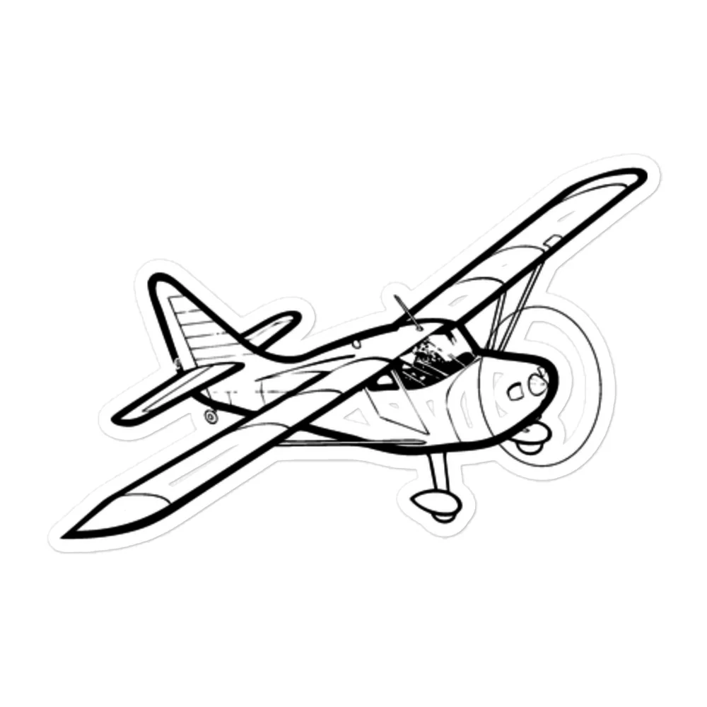 Stinson 108 Classic Aviator Stickers - Image 3
