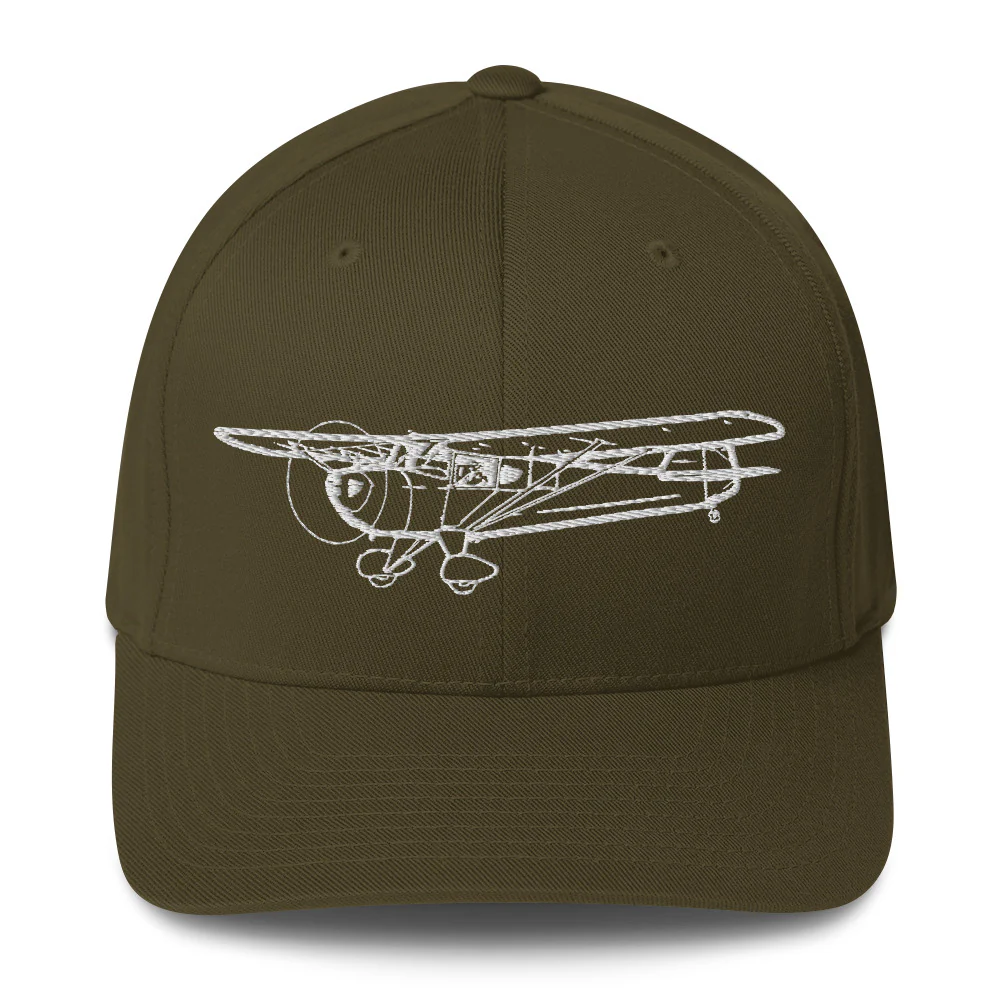 Taylorcraft Aviation Pioneer Embroidered Hat - Image 4