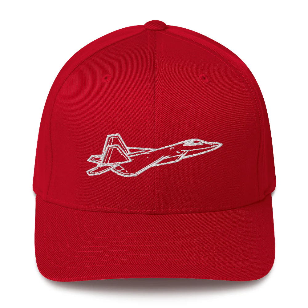 USAF's Dominant F-22 Raptor 2 Embroidered Hat - Image 3
