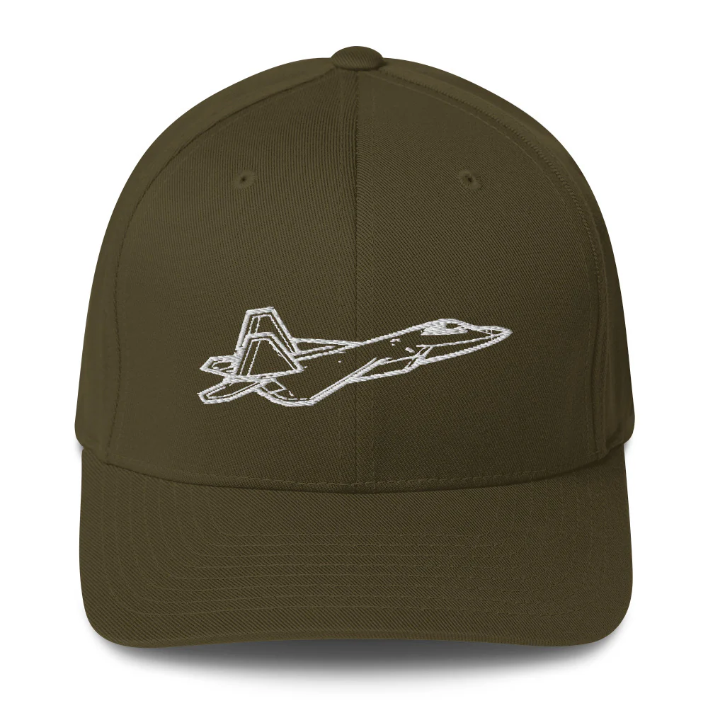 USAF's Dominant F-22 Raptor 2 Embroidered Hat - Image 4