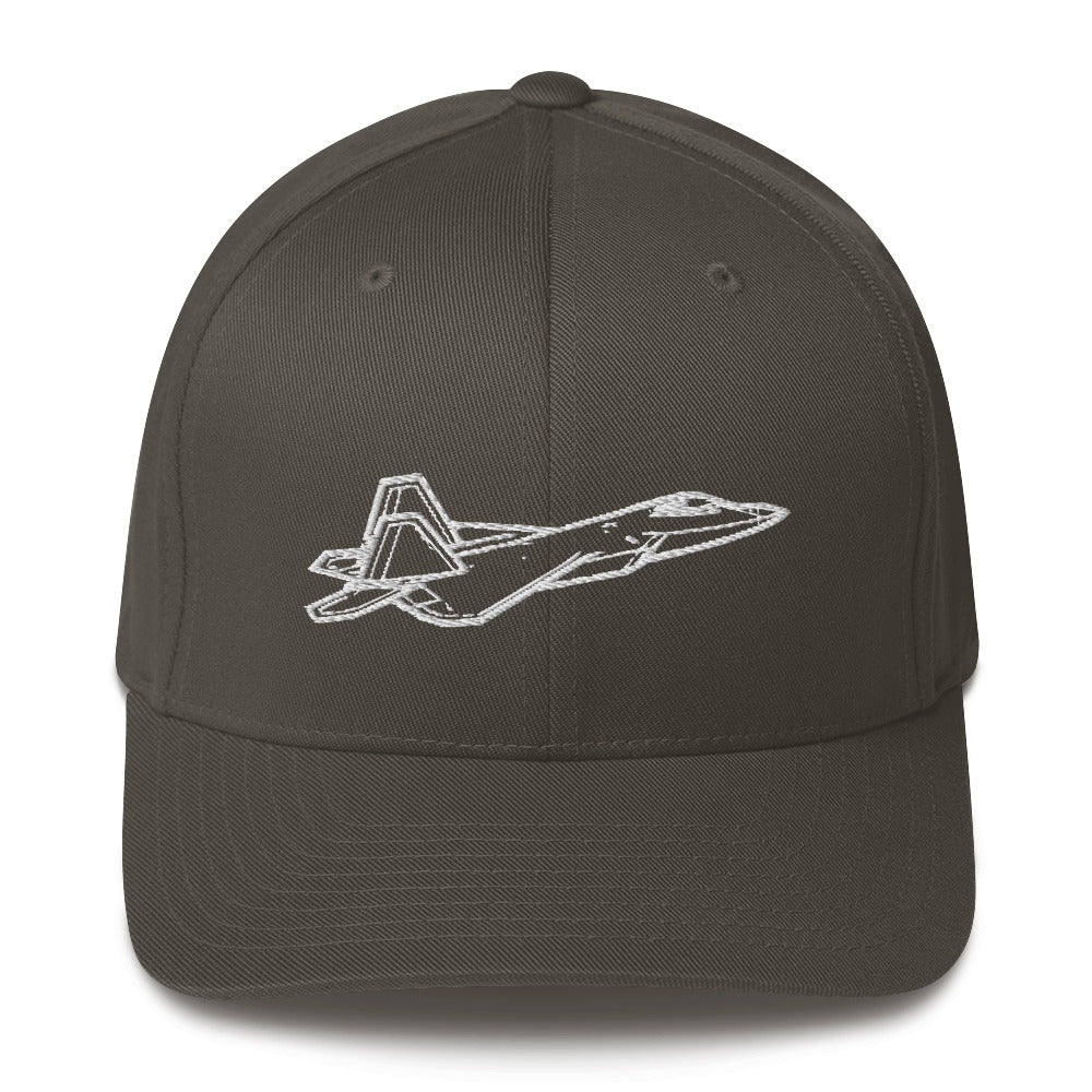 USAF's Dominant F-22 Raptor 2 Embroidered Hat - Image 5